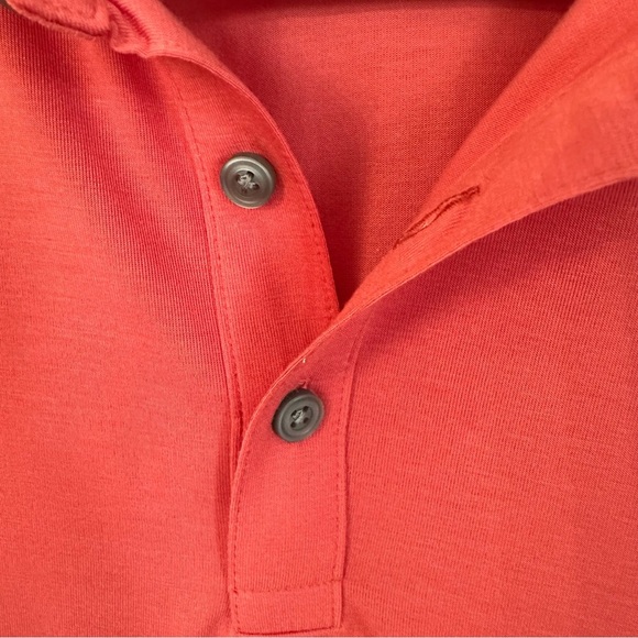 Mercer+Mettle Men’s Short Sleeve Stretch Red/Orange Jersey Polo Size XL GUC - Picture 4 of 7